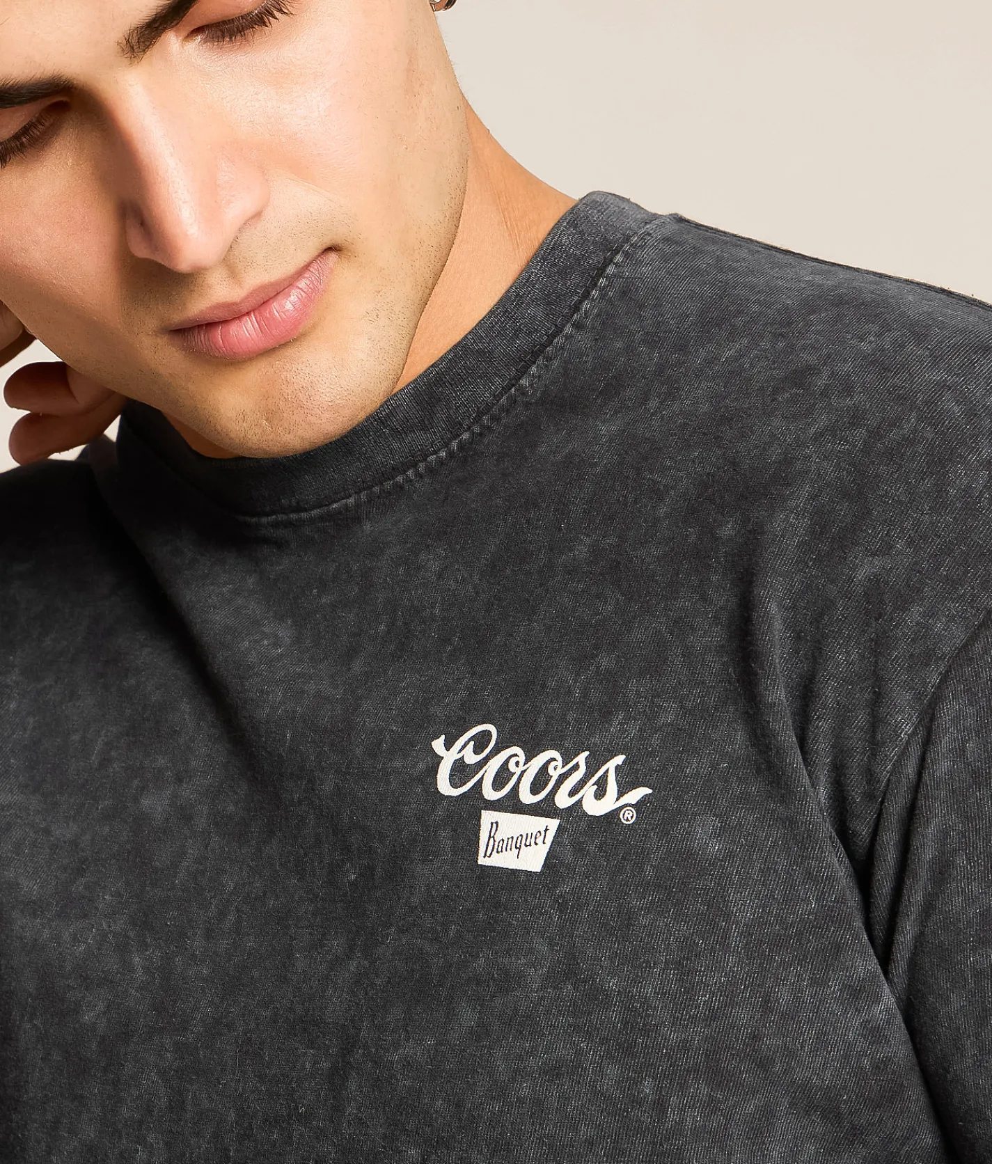 Tops|Graphic T-Shirts | Changes Coors Lockup T-Shirt Black Mineral Wash