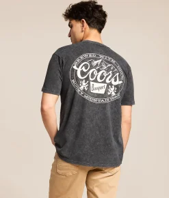 Tops|Graphic T-Shirts | Changes Coors Lockup T-Shirt Black Mineral Wash
