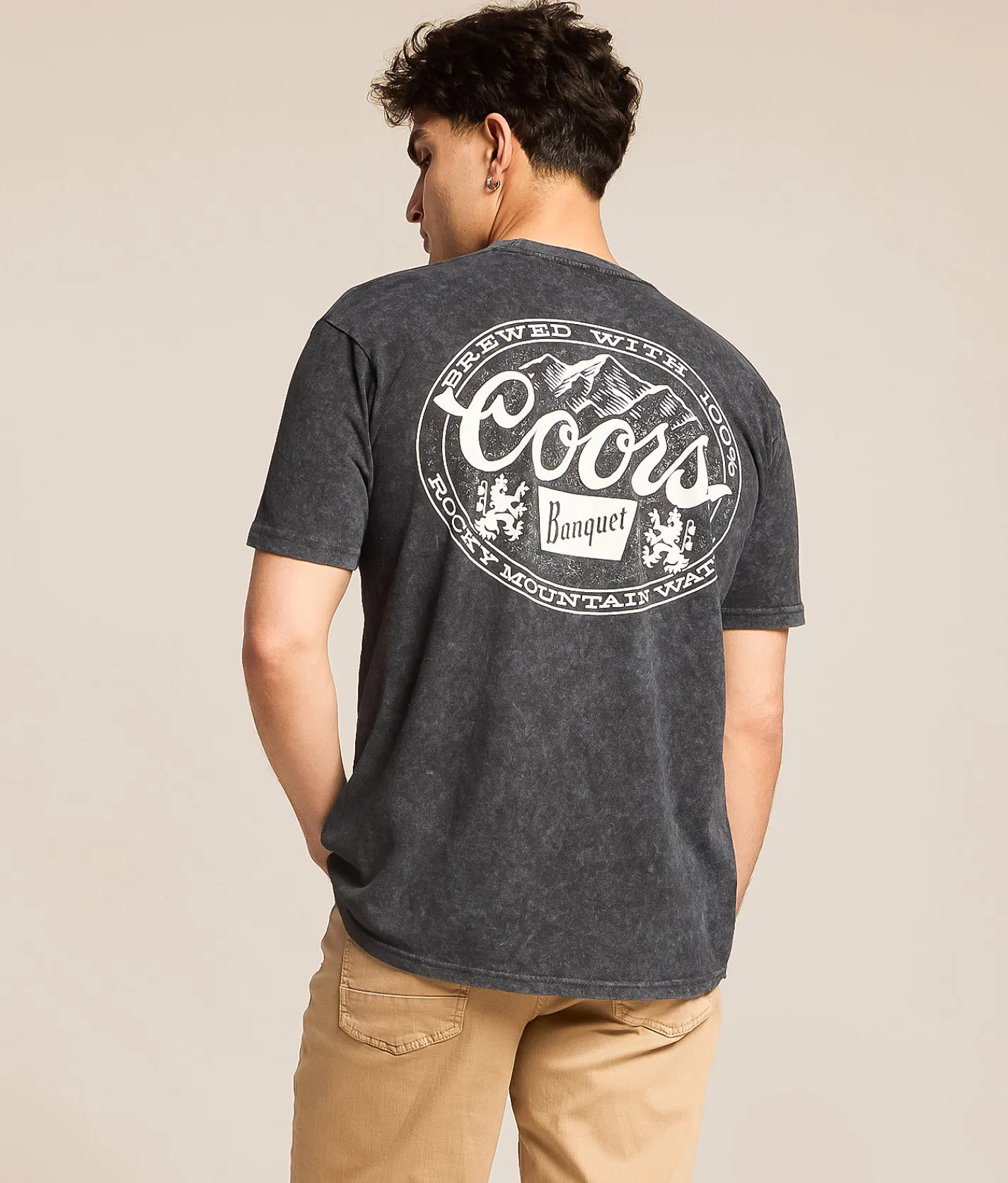 Tops|Graphic T-Shirts | Changes Coors Lockup T-Shirt Black Mineral Wash