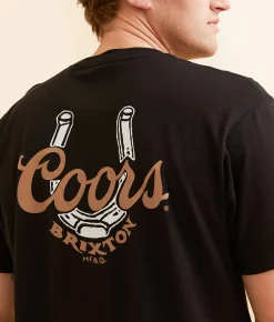 Brixton Coors Luck T-Shirt Black Online