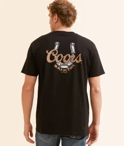 Brixton Coors Luck T-Shirt Black Online