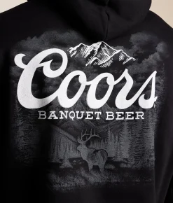 Tops | tee luv Coors Mountain Hooded Sweatshirt Black