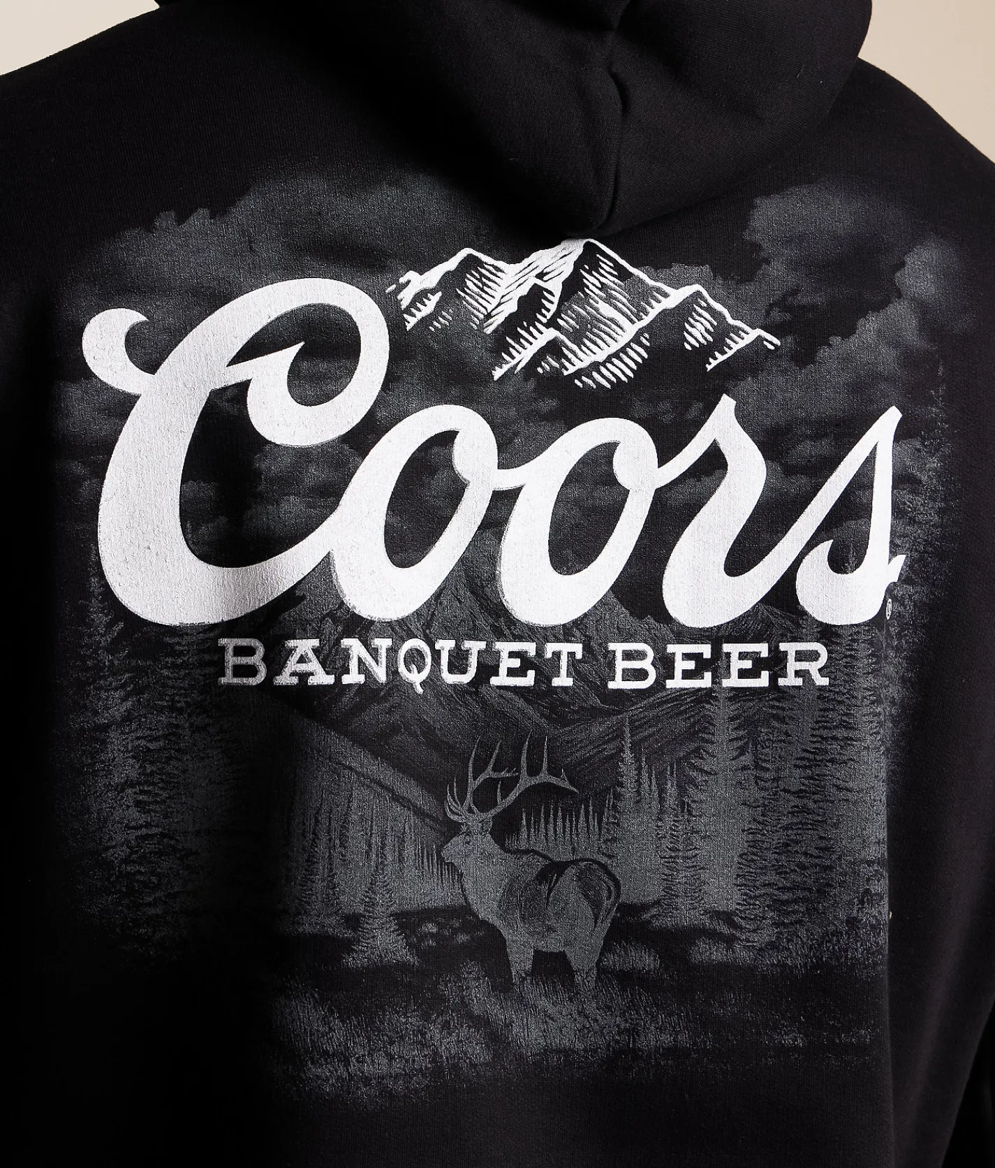 Tops | tee luv Coors Mountain Hooded Sweatshirt Black
