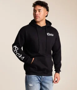 Tops | tee luv Coors Mountain Hooded Sweatshirt Black