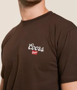 Changes Coors Mounted Cowboy T-Shirt Brown New