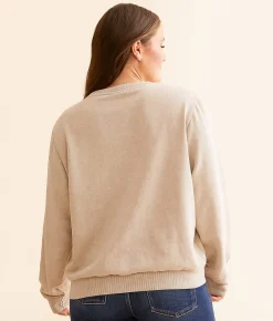 Tops | Changes Coors Not My First Rodeo Oversized Pullover Natural
