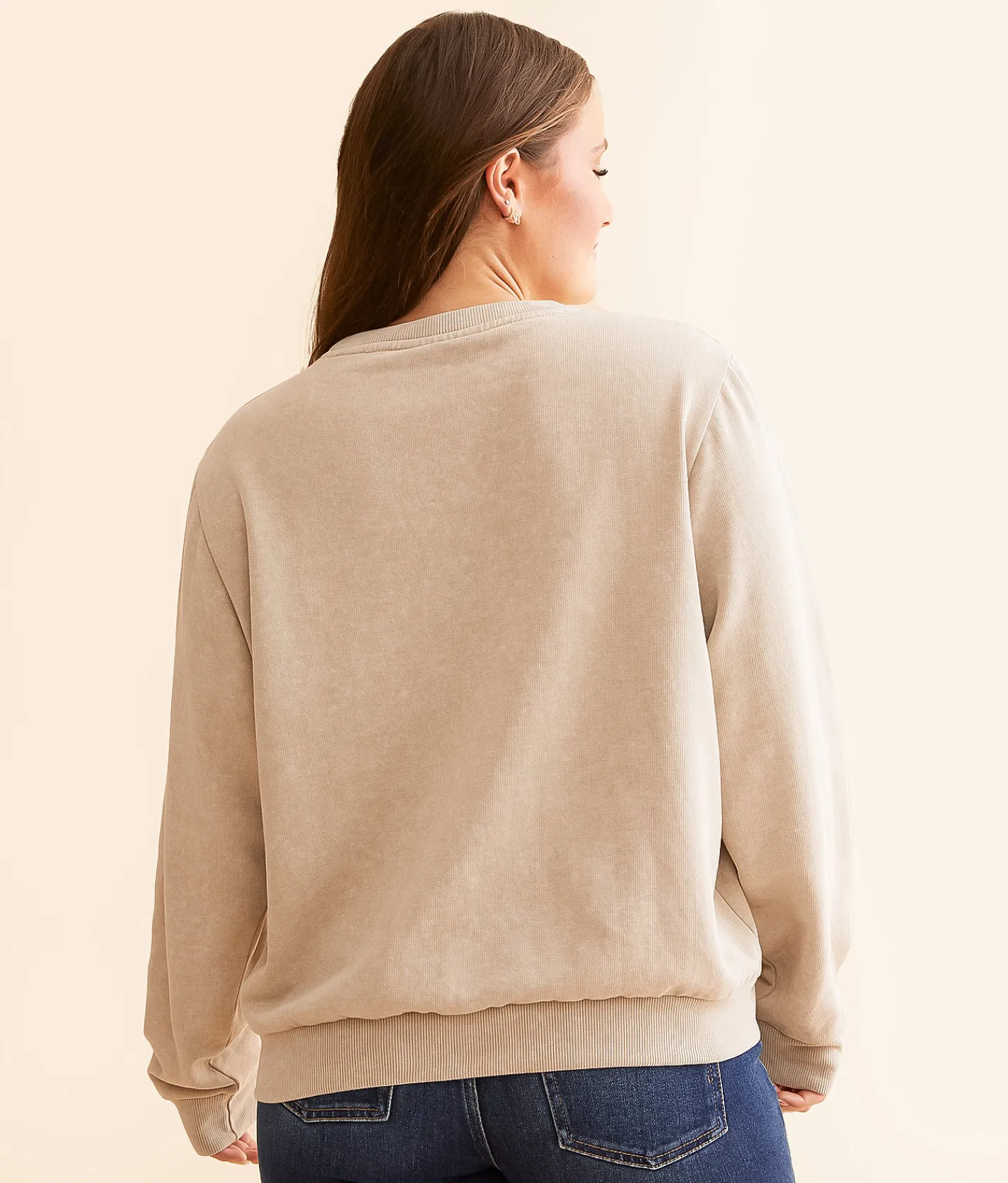 Tops | Changes Coors Not My First Rodeo Oversized Pullover Natural
