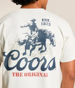 Tops|Graphic T-Shirts | tee luv Coors Original Cowboy T-Shirt Vintage White