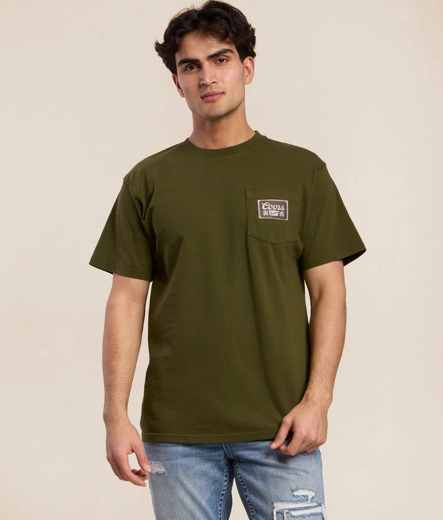 Changes Coors Oval Badge T-Shirt Sage