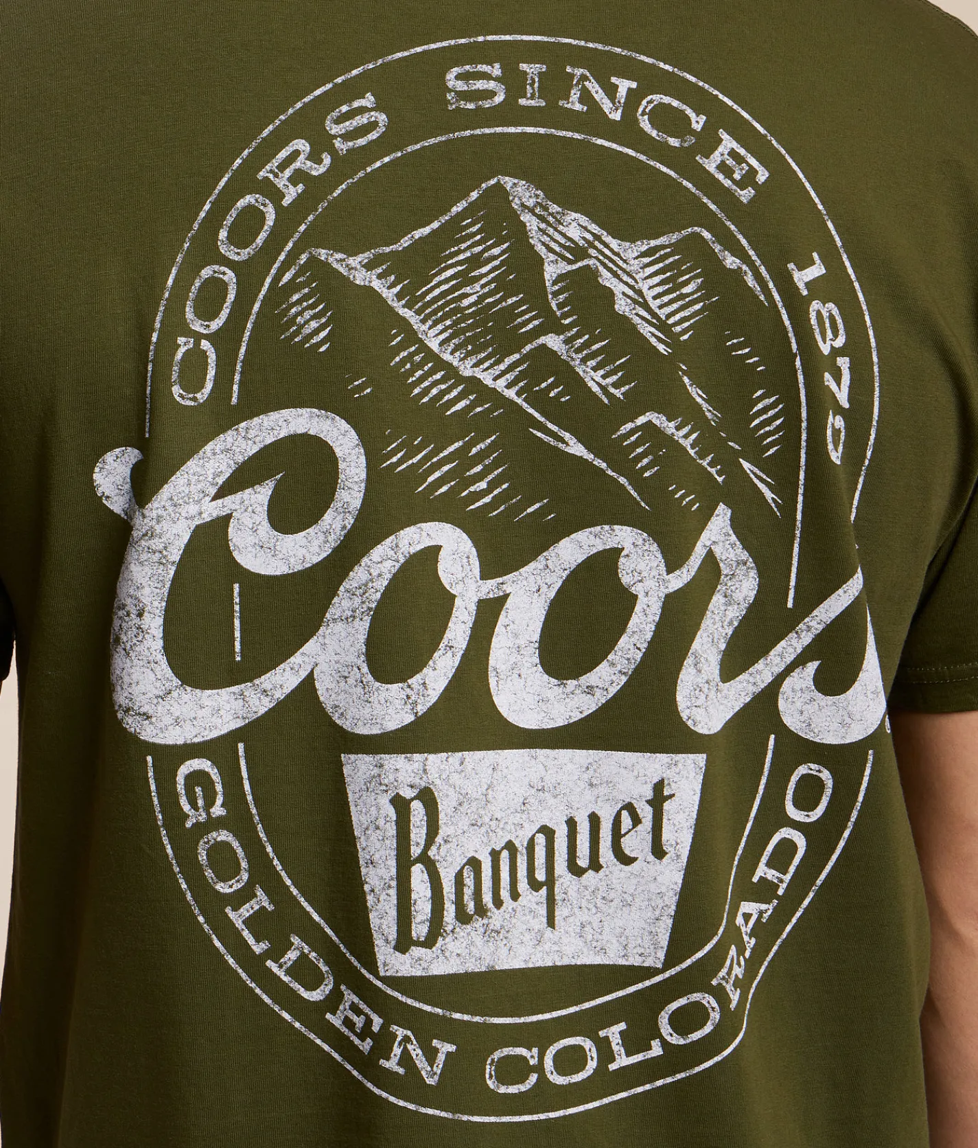 Changes Coors Oval Badge T-Shirt Sage