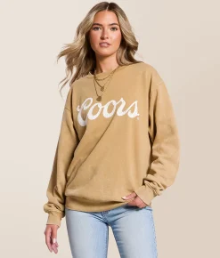 Changes Coors Oversized Pullover Beige Mineral Online