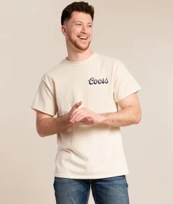 Tops|Graphic T-Shirts | American Needle Coors Patches T-Shirt Natural