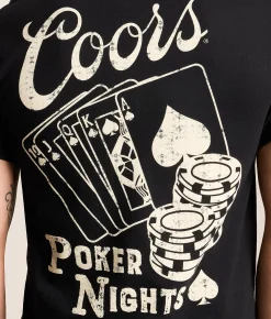 Tops|Graphic T-Shirts | American Needle Coors Poker Nights T-Shirt Sand