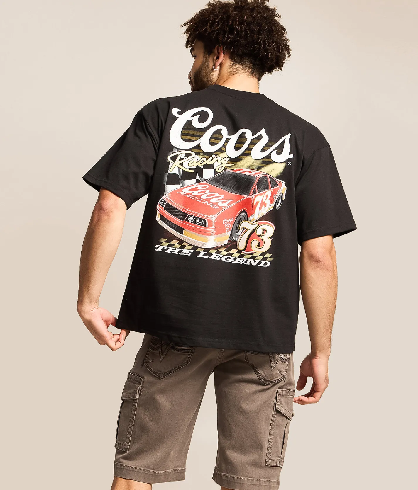 Tops|Graphic T-Shirts | Changes Coors 73 Race Car T-Shirt Black