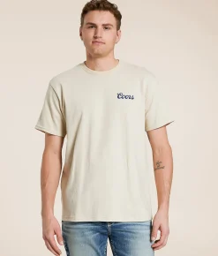 Brixton Coors Roam Free T-Shirt Natural Best