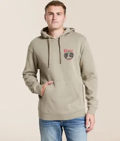 Tops | Brixton Coors Rocky Hooded Sweatshirt Cement