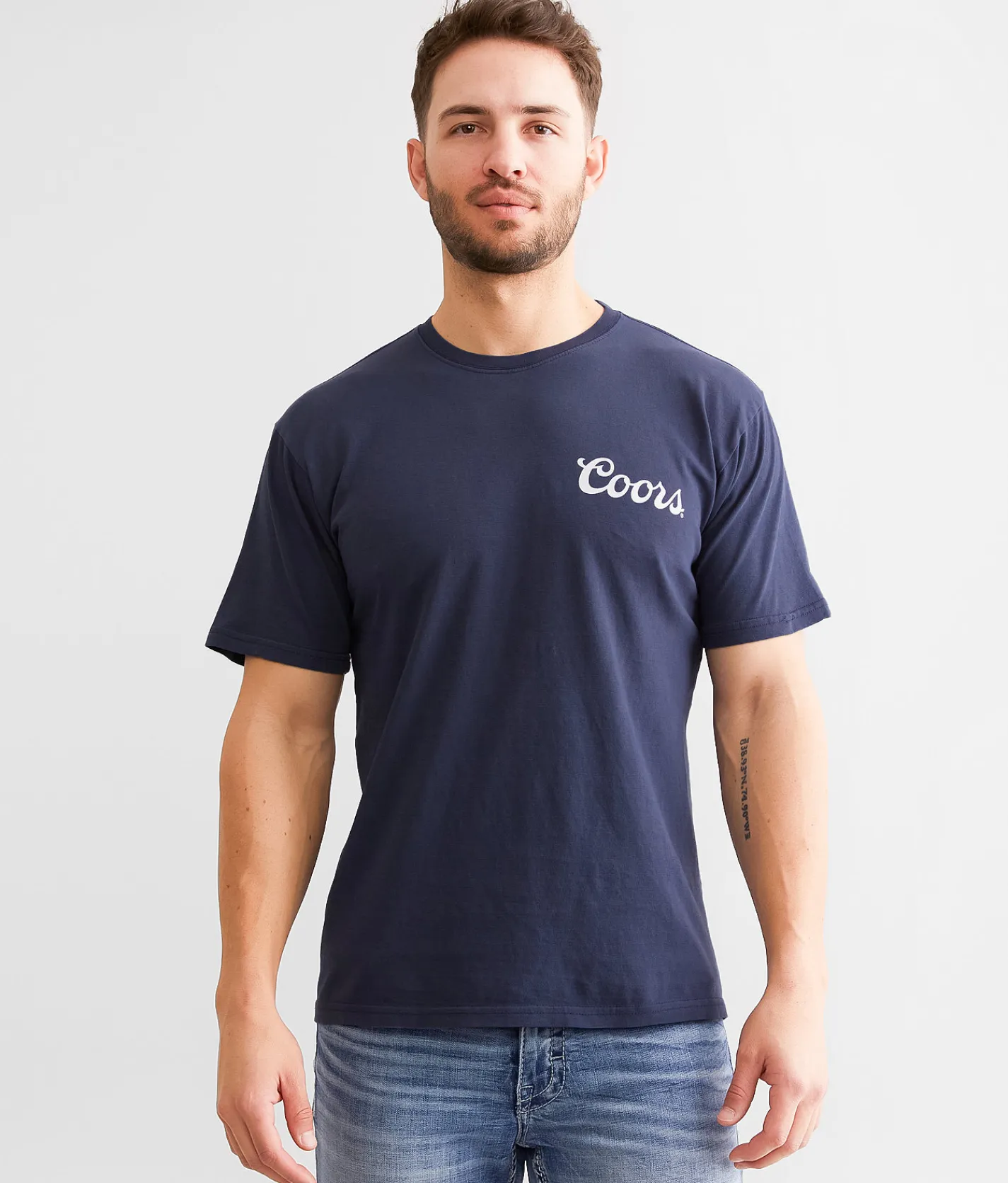 Changes Coors Rodeo Hex Lock T-Shirt Navy Online