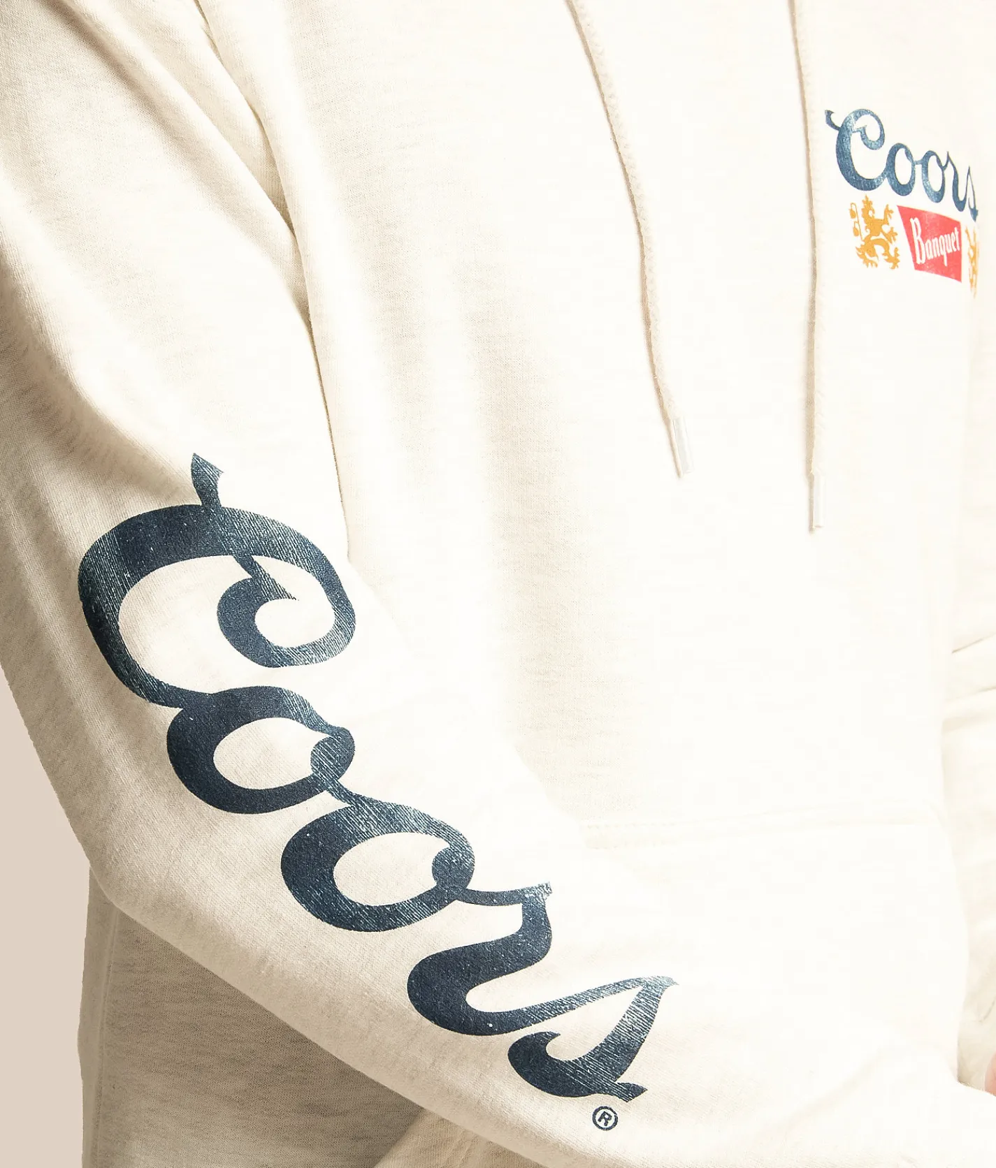 Tops | tee luv Coors Rodeo Hooded Sweatshirt Ash