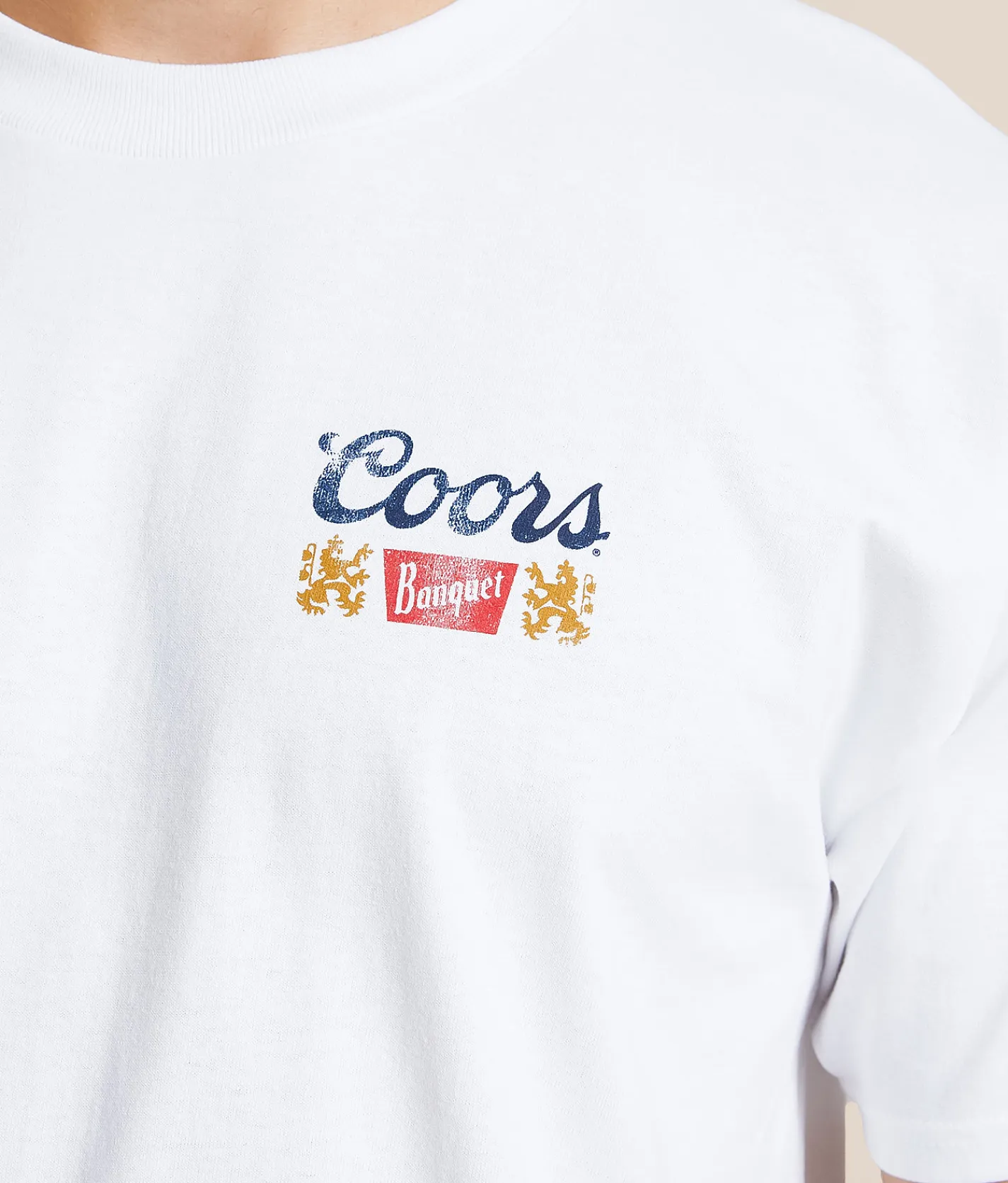 tee luv Coors Rodeo T-Shirt White Hot
