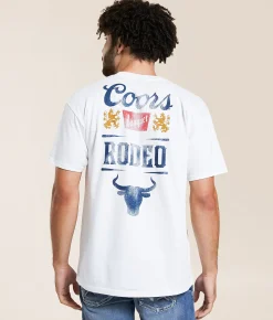 tee luv Coors Rodeo T-Shirt White Hot