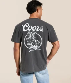 Tops|Graphic T-Shirts | tee luv Coors Rodeo T-Shirt Onyx Black Pigment