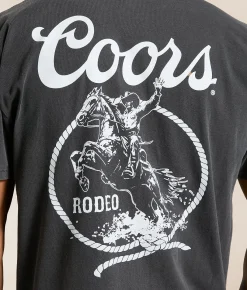 Tops|Graphic T-Shirts | tee luv Coors Rodeo T-Shirt Onyx Black Pigment