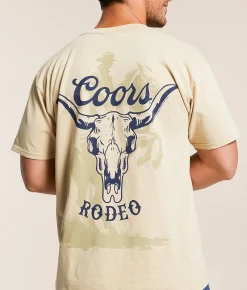 Screen Stars Coors Rodeo T-Shirt Sand Hot