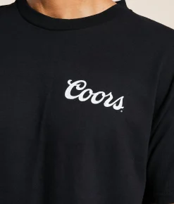 Screen Stars Coors Saddle Up T-Shirt Black Clearance