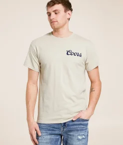 Graphic T-Shirts | Changes Coors Skull Bull T-Shirt Natural