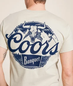 Graphic T-Shirts | Changes Coors Skull Bull T-Shirt Natural