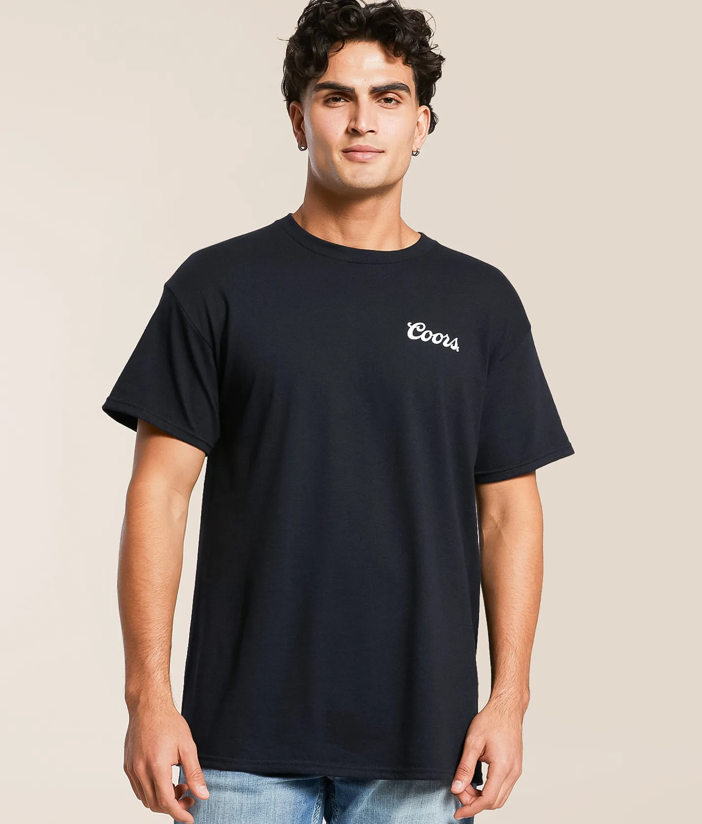 Changes Coors Skulll Bull T-Shirt Black New