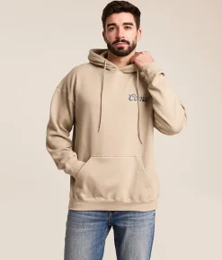tee luv Coors Waterfall Hooded Sweatshirt Brindle Heather