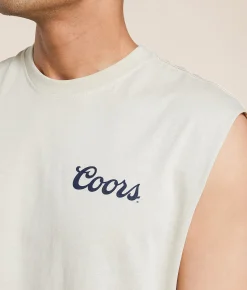 Tops | tee luv Coors Waterfall Tank Top Sand