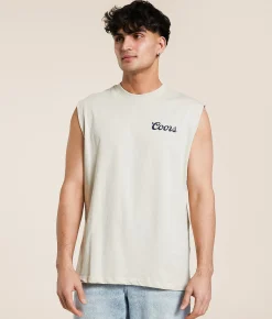Tops | tee luv Coors Waterfall Tank Top Sand