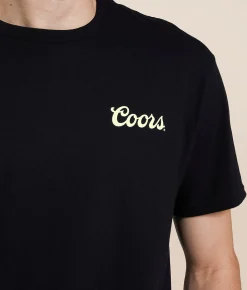 Brixton Coors Waterfall T-Shirt Black