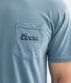 tee luv Coors Waterfall T-Shirt Ice Blue Best