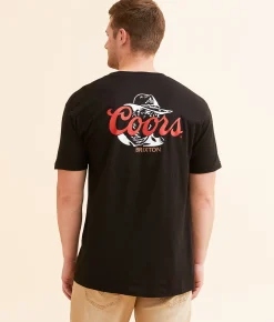 Graphic T-Shirts | Brixton Coors Wayne T-Shirt Black