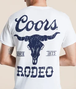 Changes Coors Western Rodeo T-Shirt White Hot