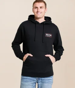 Brixton Coors Wilmont Hooded Sweatshirt Black New