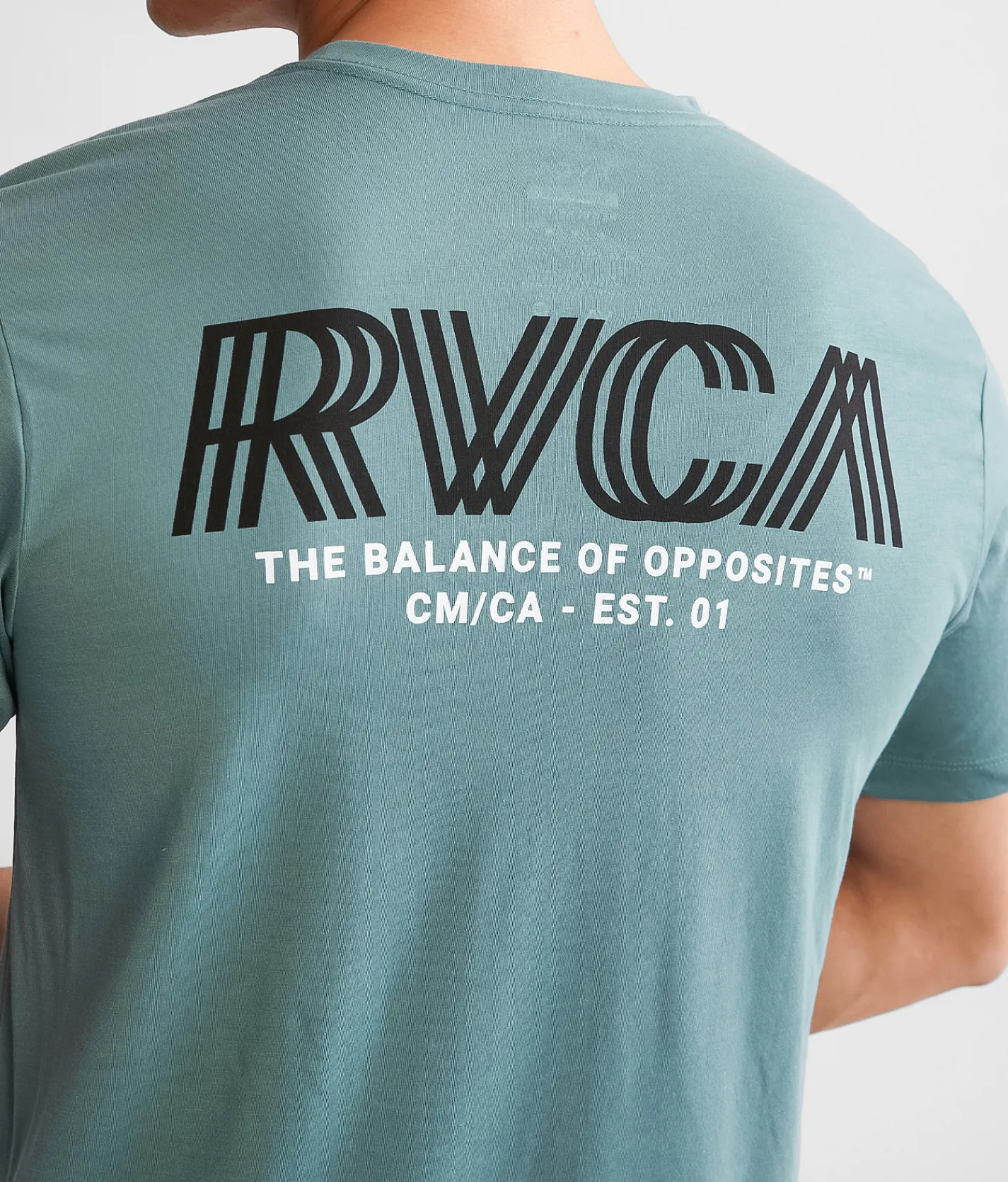 Graphic T-Shirts | RVCA Copy T-Shirt Pine Grey