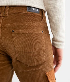 Sale Jeans|Bottoms | PREME Corduroy Cargo Stacked Jean Mocha