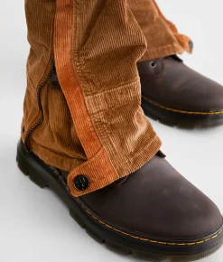 Sale Jeans|Bottoms | PREME Corduroy Cargo Stacked Jean Mocha