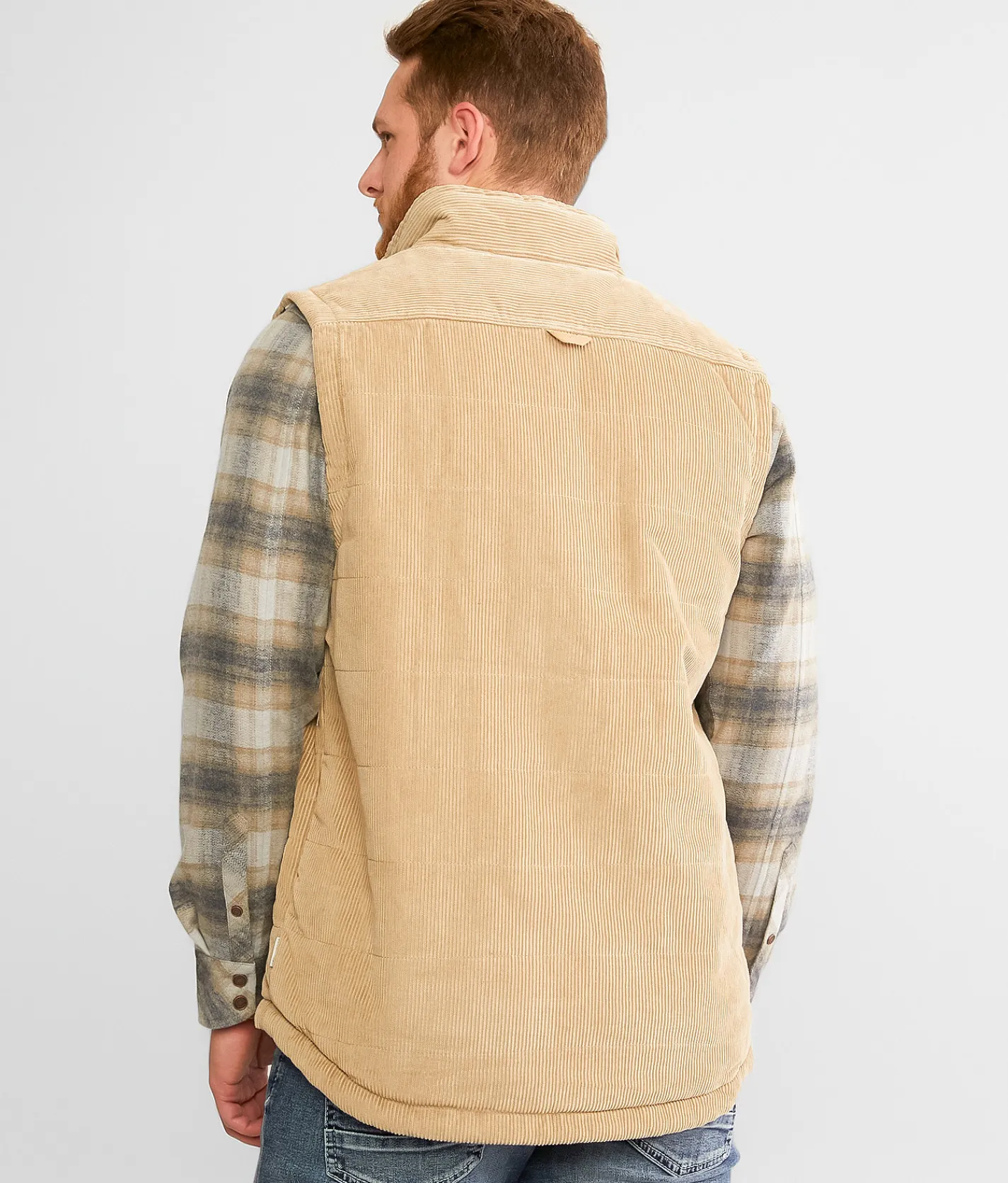 Departwest Corduroy Vest Dry Brush Sale