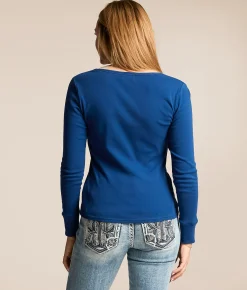 Rock Revival Core Angel T-Shirt Blue