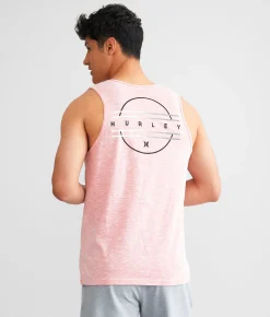 Hurley Core Tank Top White Red Sale