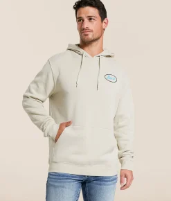 Tops | RVCA Corner Shop Hooded Sweatshirt Ceramic