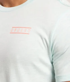 Tops|Graphic T-Shirts | Hurley Corner Shot T-Shirt Water Ballet White Camd