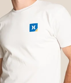 Hurley Corner T-Shirt White New