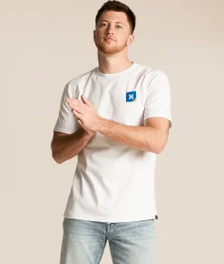 Hurley Corner T-Shirt White New