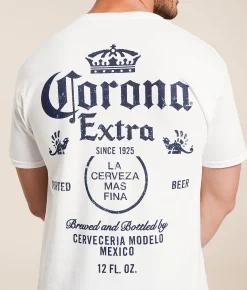 Tops|Graphic T-Shirts | Changes Corona Extra T-Shirt White